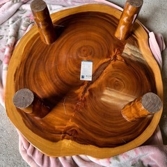 一枚板　大きなムクの木テーブルの画像