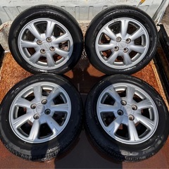ダイハツ　ホイールタイヤセット　4本　タイヤサイズ　155/65R14