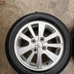 スズキ　純正ホイールタイヤセット　タイヤサイズ155/65R14の画像
