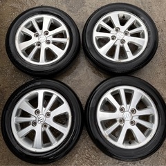 スズキ　純正ホイールタイヤセット　タイヤサイズ155/65R14