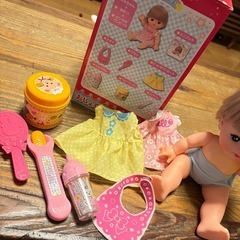 値下げ！メルちゃん　おしょくじ&おせわセットの画像