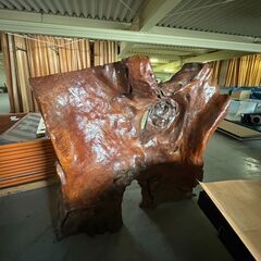 希少特大　欅の衝立　アンティーク　けやき　ついたての画像