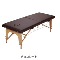 軽量 折りたたみ マッサージベッド 木製  長さ185×幅70×...