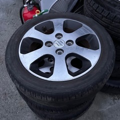 スズキ　ワゴン　R 純正ホイールタイヤセット　タイヤサイズ　16...