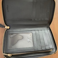 coach ブラック　財布　美品の画像