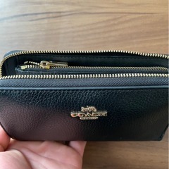 coach ブラック　財布　美品