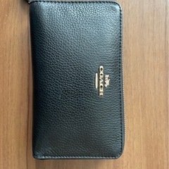 coach ブラック　財布　美品の画像