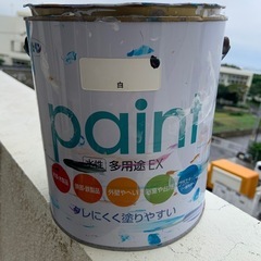 アサヒペン　水性　多用途EX 白　　ペンキの画像
