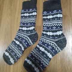 靴下　厚め　古着