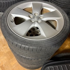 【美品】215 40 R17 プリウスSツーリングホイール