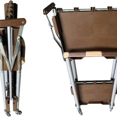 折りたたみ2段マルチワゴンの画像