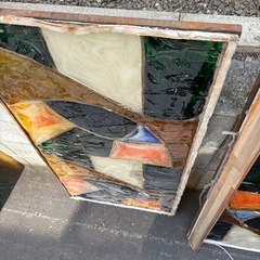 ガラス　お洒落ガラス　窓　DIY　の画像