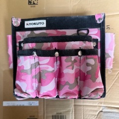 極東　内装用　腰袋　ピンク迷彩