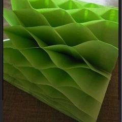 ハニカムシート　黄緑の画像
