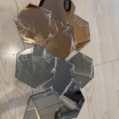IKEA 六角形ガラス10枚　HÖNEFOSS ホーネフォッス