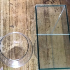ガラス水槽2個セットで