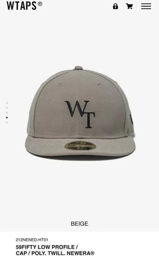 帽子 Wtaps CAP / NEWERA Beige L