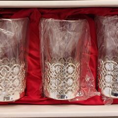 【未使用品】一口ビールグラス　 ホルダー付きグラスの画像