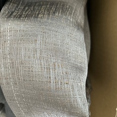 ニトリ グレーカーテンとレースカーテンセットの画像