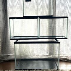 30㎝水槽3個、45cm水槽1個　中古です。