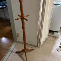 服かけ　ポール　インテリアポール　ハンガーポールの画像