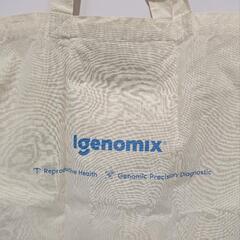 ほぼ未使用 布製バッグ（企業名入り）の画像