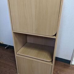 【無料】棚／本棚／シェルフ（6/19までの引き取り限定）