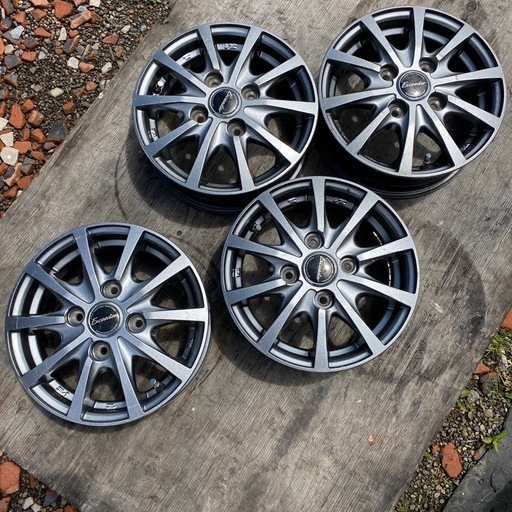 12アルミホイール4本　軽トラ　明日まで