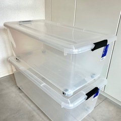 キャスター付き衣装ケース　2点セット