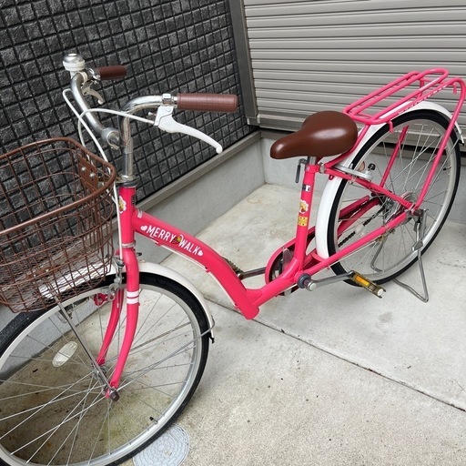 自転車ピンク小学生高学年
