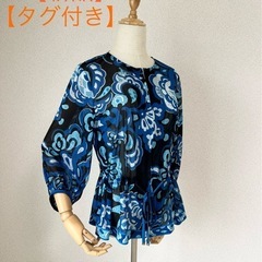 【新品タグ付き】LEONARDカーディガン　薄手羽織 40サイズ　カットソーの画像