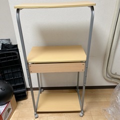 PC 台 机 テーブル  作業台 勉強机 パソコン デスク　仕事 実家整理 家具　の画像