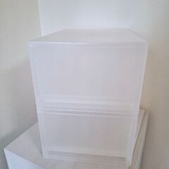 無印良品 ポリプロピレン 小物収納ケース 2個セットの画像