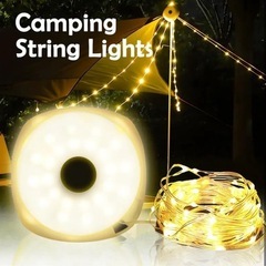 ストリングライト 単色モード 電球色 10m LED イルミネーションUSB式の画像