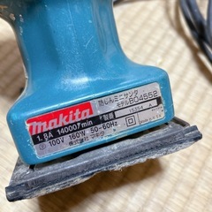 makita 防じん ミニサンダ DIY  木工 実家整理 美大 絵画 アートの画像