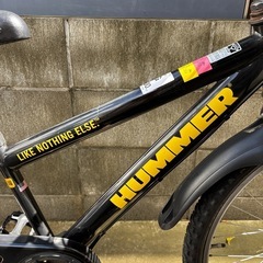 ハマー 24型 ブラック　キッズ　自転車　　　の画像