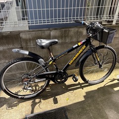ハマー 24型 ブラック　キッズ　自転車　　　の画像