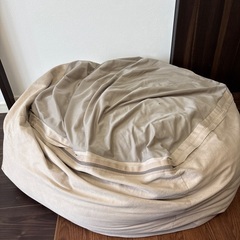 汚れあり　無印　体にフィットするソファ　ベージュ
