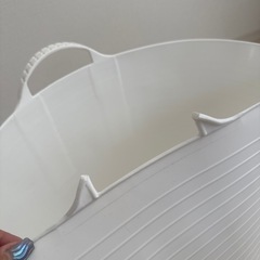 ニトリ　ランドリーバスケットの画像