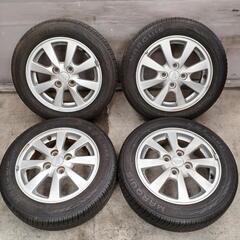 155/65R14　アルミ　タイヤ4本セット　No.221　タン...