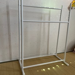 押入れ　ハンガーラック　2段