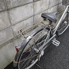 内装3段 27インチ  オートライト  かご付き  ママチャリ  自転車の画像