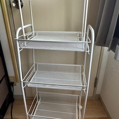 スチールラック　調味料棚　