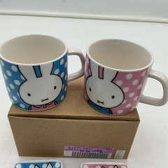 ミッフィー　ペアマグカップ(ピンク&青)の画像