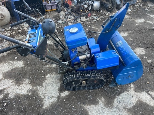遠軽町/除雪機！YAMAHA！MATE！型式 YSM660！6.5PS！セル付き！作業灯！始動OK！動作確認済み！引き取り限定