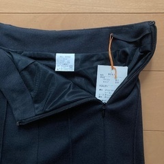 【未使用】スカート　裾レース　黒の画像