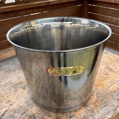 ステンレース製　バケツ　20ℓ入