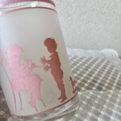 影絵みたいなカラフルシルエットデザイングラス5個セット●難あり●の画像