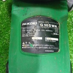 HiKOKI G18SWA ディスクグラインダー コード式 ※コード補修跡あり【市川行徳店】【店頭取引限定】【中古】管理番号：IT38TUSASOISの画像