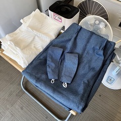②【美品‼️】東レインターナショナル デニム調遮光カーテン＆レー...